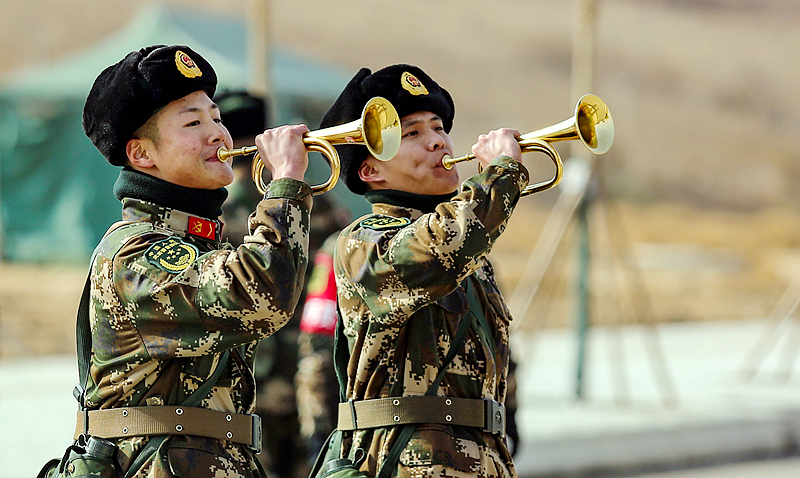 開訓(xùn)！武警甘肅省總隊拉開新年度軍事訓(xùn)練戰(zhàn)幕（組圖）