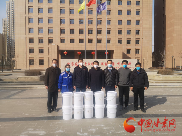 【甘肅全民戰(zhàn)“疫”】暖心！民革蘭州市委會捐助首批1噸防疫物資（圖）