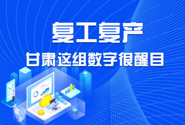 圖解|甘肅復(fù)工復(fù)產(chǎn)有多拼，看看這組數(shù)字就知道了 