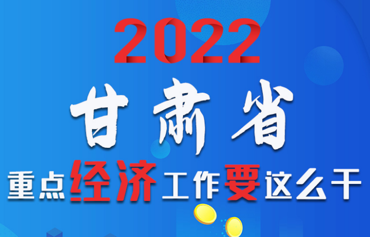 【甘快看·圖解】速覽！2022甘肅省重點經(jīng)濟(jì)工作要這么干！