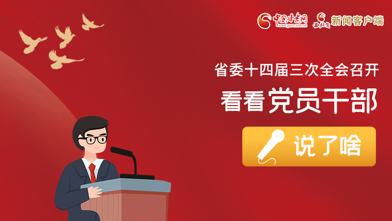 圖解|事關(guān)甘肅省委十四屆三次全會，黨員干部這么說！