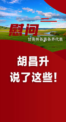  圖解|慰問(wèn)甘南州各族各界代表 胡昌升說(shuō)了這些！