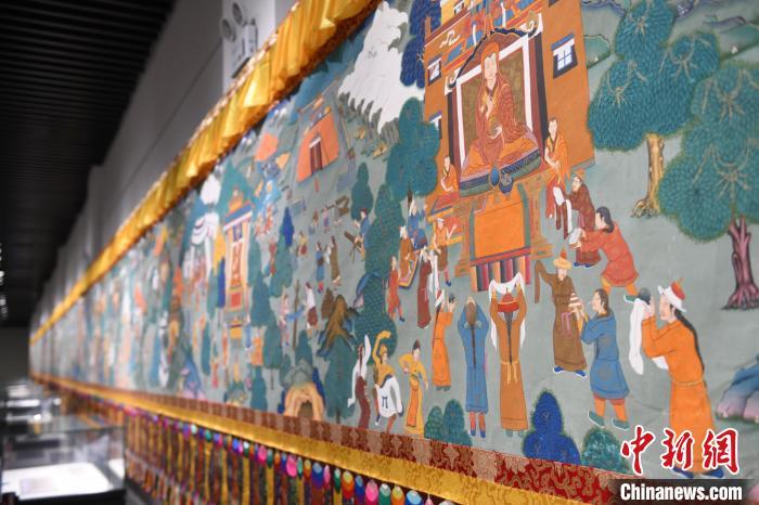 8月20日，“塔影河聲吉祥千年——涼州會盟暨蘭州與武威文物聯(lián)展”在蘭州市博物館開展。戴文昌 攝