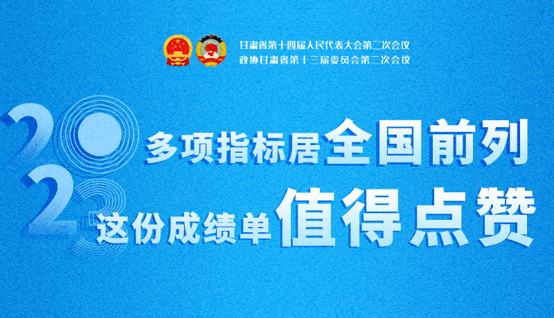 【聚焦2024甘肅兩會(huì)】3D海報(bào)|多項(xiàng)指標(biāo)居全國(guó)前列！甘肅這份成績(jī)單值得點(diǎn)贊