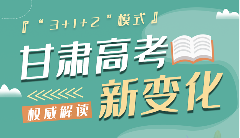 長圖|甘肅2024年高考新變化：“3+1+2”模式提前了解！