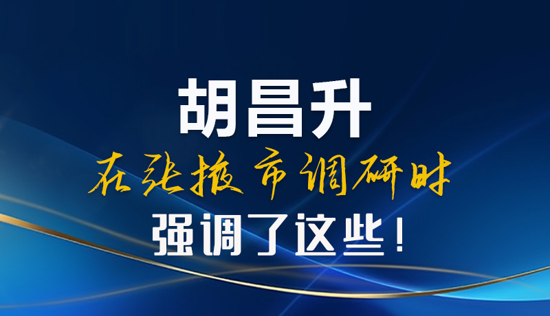 【甘快看】圖解|胡昌升在張掖市調研時強調了這些！