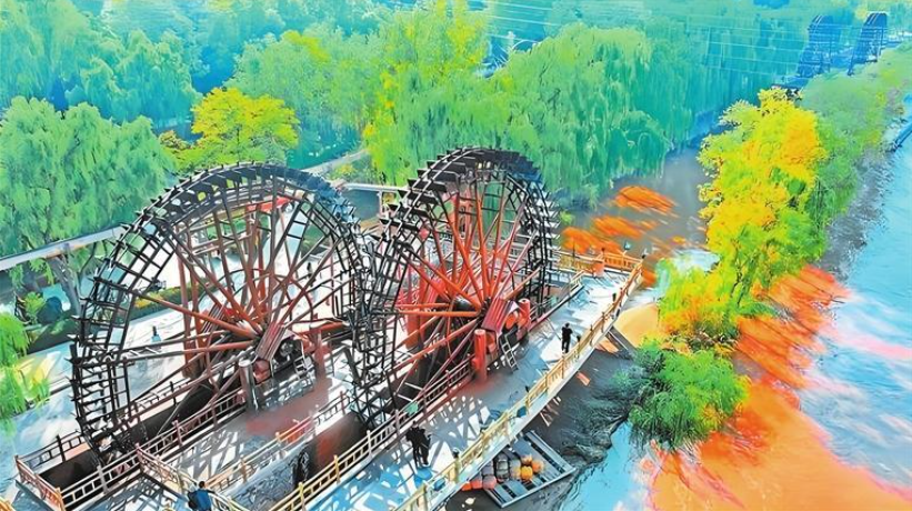 蘭州水車(chē)，黃河之畔的美麗風(fēng)景